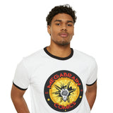 Megabrain Comics Ringer Logo Tee