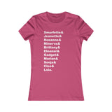 Crushin' On Toony Girls T-Shirt (Femme Cut)