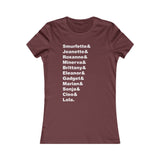 Crushin' On Toony Girls T-Shirt (Femme Cut)