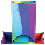FOLD UP VELVET DICE TOWER - ASSORTED